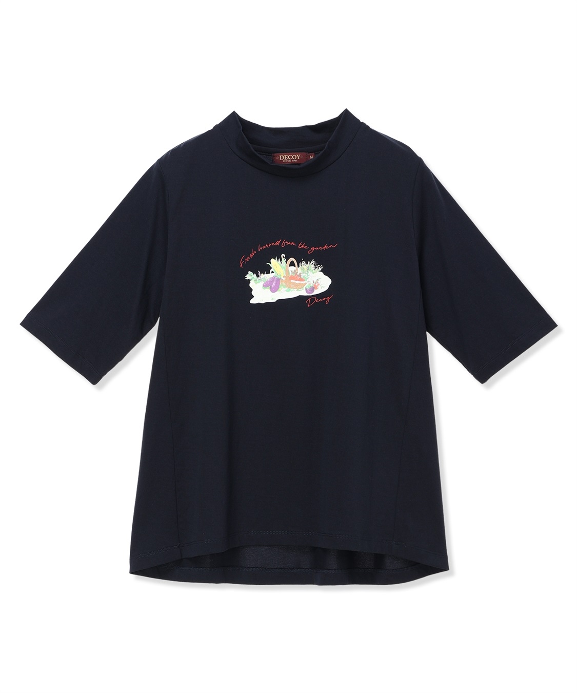 DECOY 【ひやさらコットン】モックネックベジタブルプリント5分袖Tシャツ【綿100％・接触冷感・UVカット】_sub_28