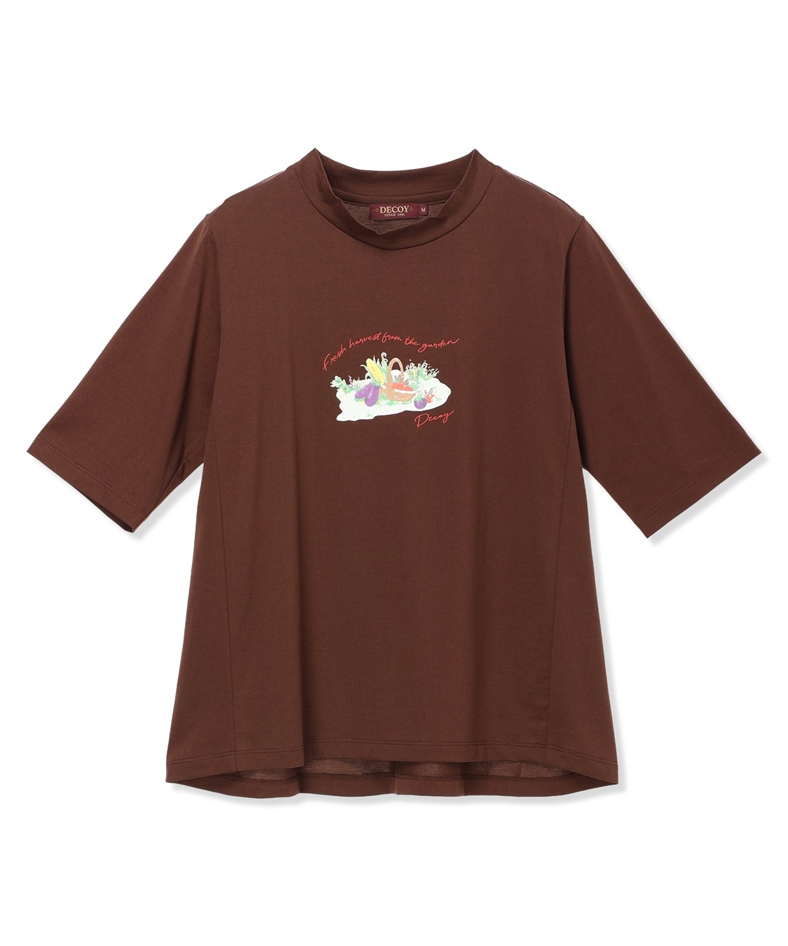 DECOY 【ひやさらコットン】モックネックベジタブルプリント5分袖Tシャツ【綿100％・接触冷感・UVカット】_sub_29