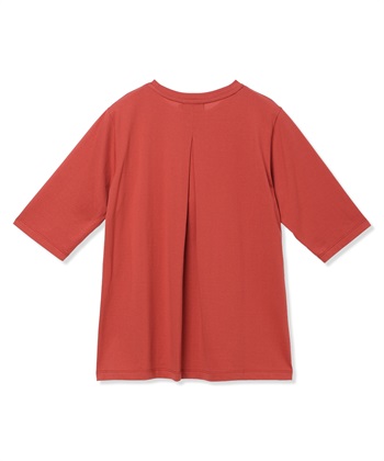 DECOY 【ひやさらコットン】メッセージプリントバックタック6分袖Tシャツ【綿100％・接触冷感・UVカット】_subthumb_15