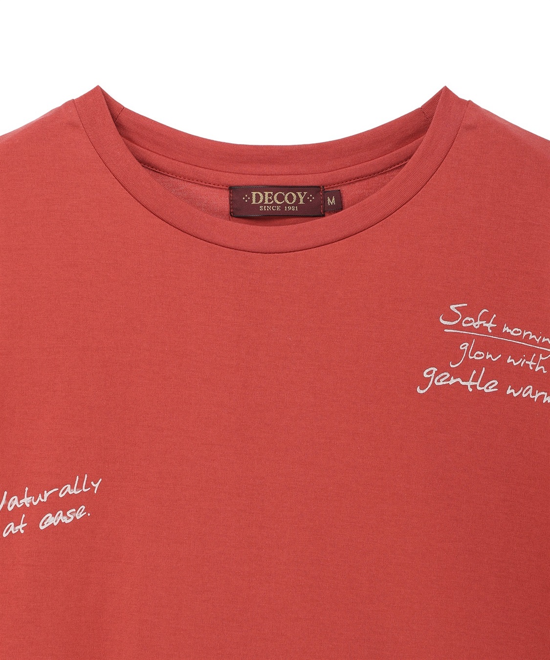 DECOY 【ひやさらコットン】メッセージプリントバックタック6分袖Tシャツ【綿100％・接触冷感・UVカット】_sub_16