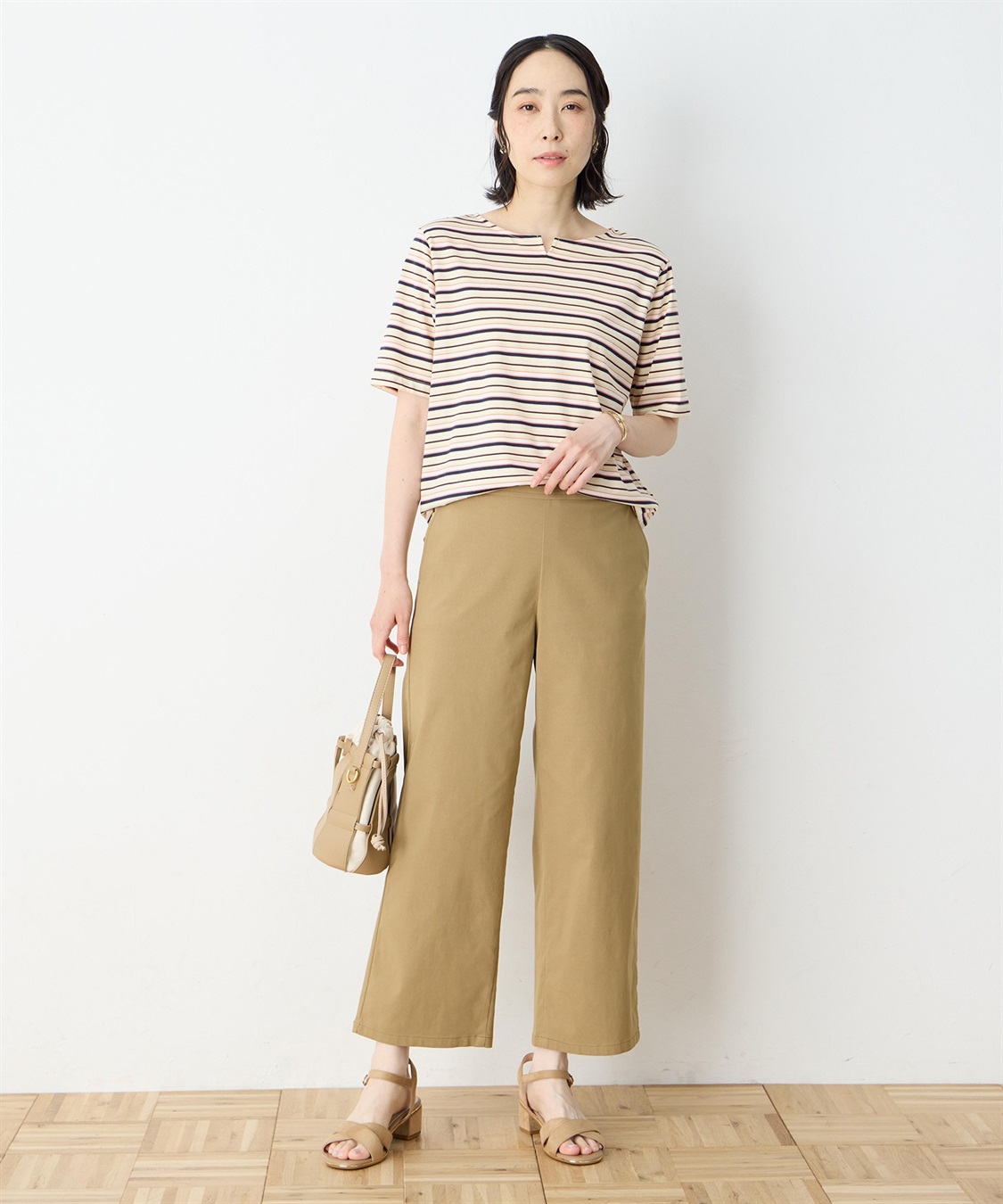 DECOY ストレッチストレートパンツ_sub_4