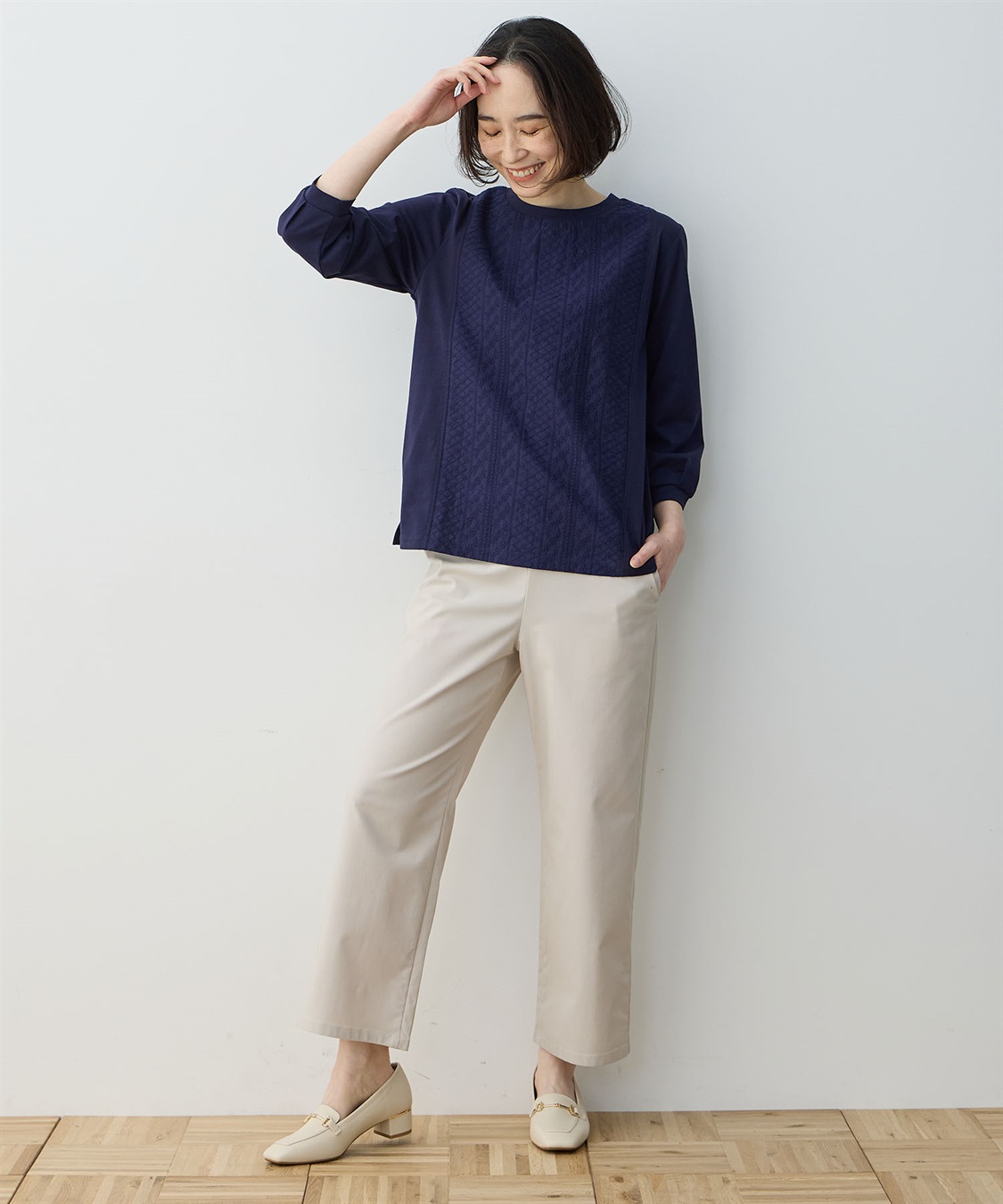 DECOY ストレッチストレートパンツ_sub_8