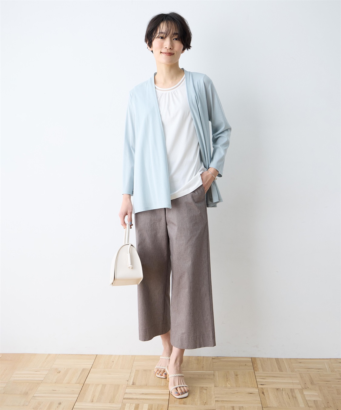 DECOY ストレッチワイドパンツ【接触冷感・ウォッシャブル・後ろウエストゴム】_sub_14