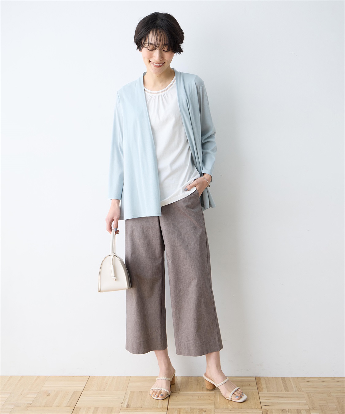 DECOY ストレッチワイドパンツ【接触冷感・ウォッシャブル・後ろウエストゴム】_sub_15