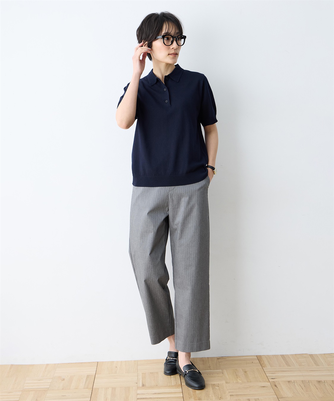 DECOY ストレッチストレートパンツ【接触冷感・ウォッシャブル・後ろウエストゴム】_sub_9