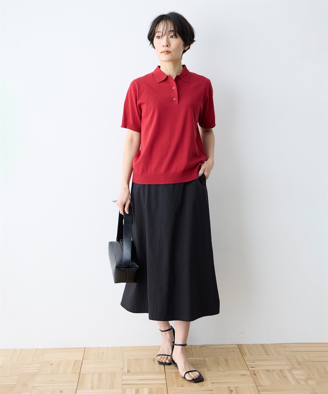 DECOY 【WEB限定】ストレッチセミフレアスカート【接触冷感・ウォッシャブル・後ろウエストゴム】_sub_12