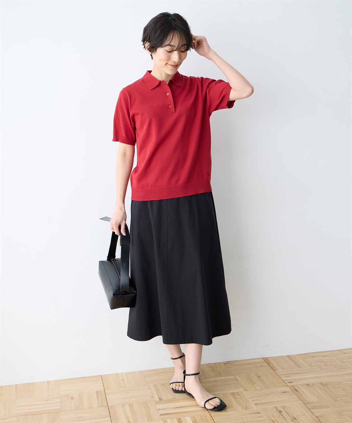DECOY 【WEB限定】ストレッチセミフレアスカート【接触冷感・ウォッシャブル・後ろウエストゴム】_sub_13