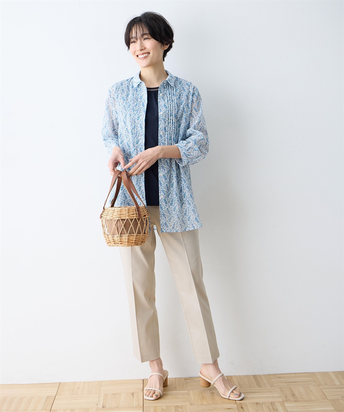 DECOY ストレッチオックスパンツ【接触冷感・後ろウエストゴム】_sub_10