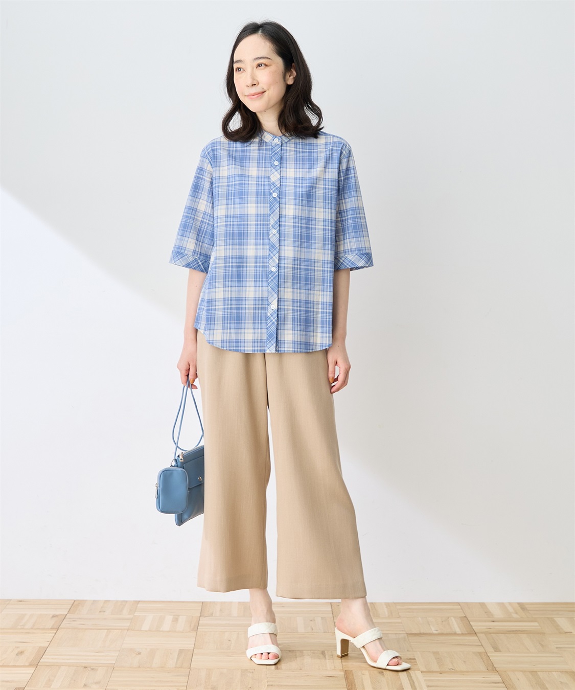 DECOY リネンミックスタックワイドパンツ【接触冷感・後ろウエストゴム】_sub_7