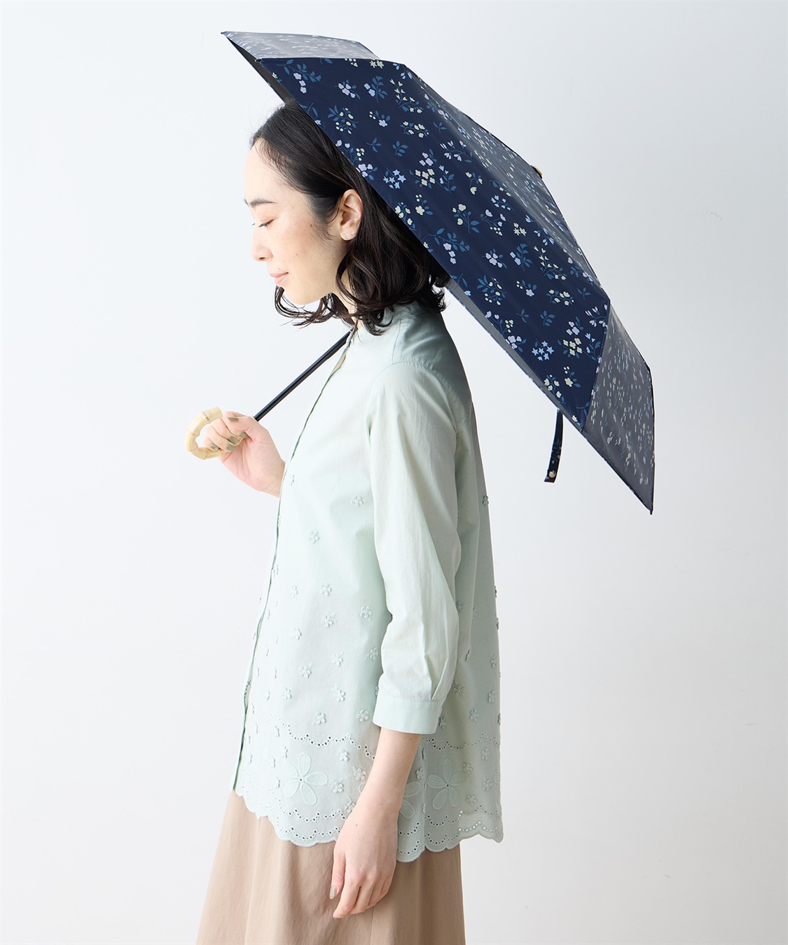 DECOY 花柄折り畳み傘【晴雨兼用】【UVカット】【遮熱】【軽量】_sub_2