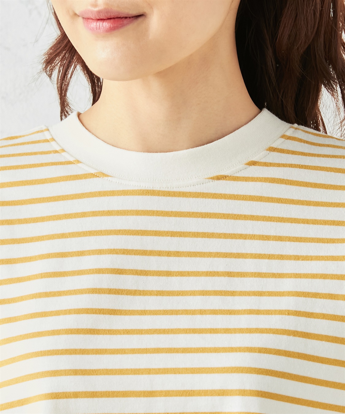 Petit Honfleur モックネックボーダーTシャツ_sub_3