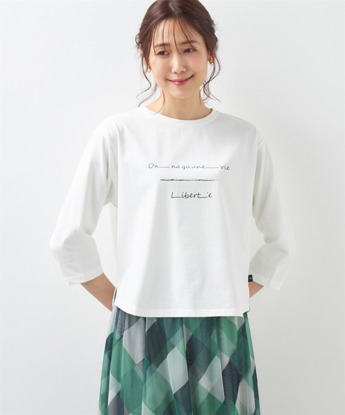 Petit Honfleur ロゴTシャツ_sub_1