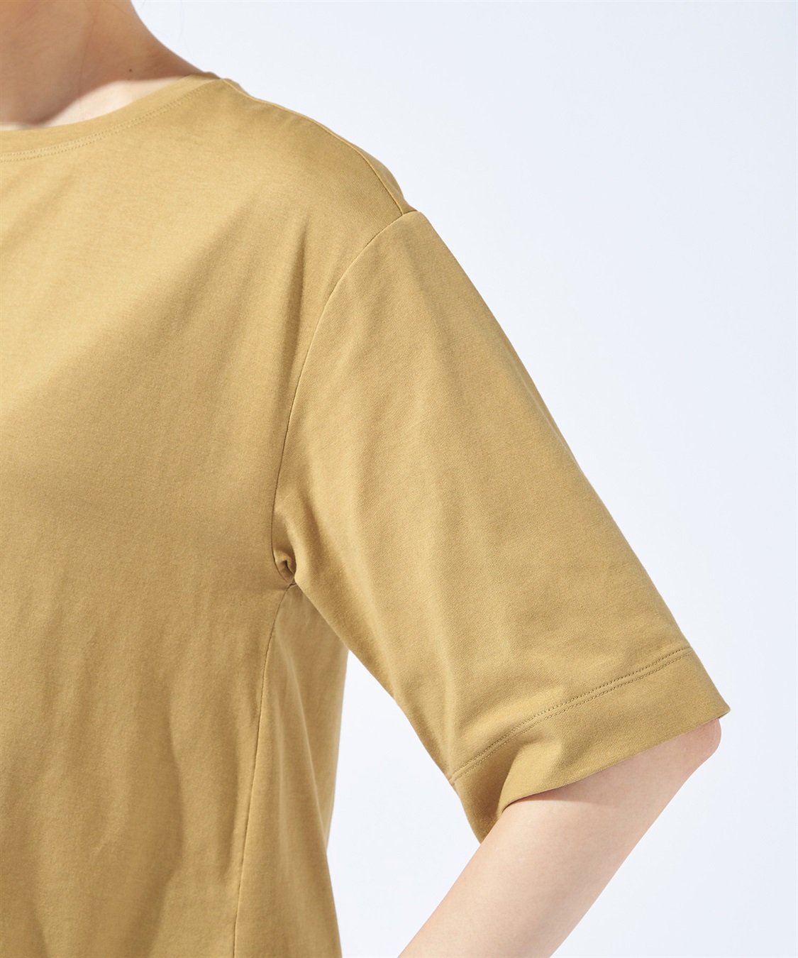 Petit Honfleur 【汗じみ防止・UVカット・冷感】バックタックTシャツ_sub_7