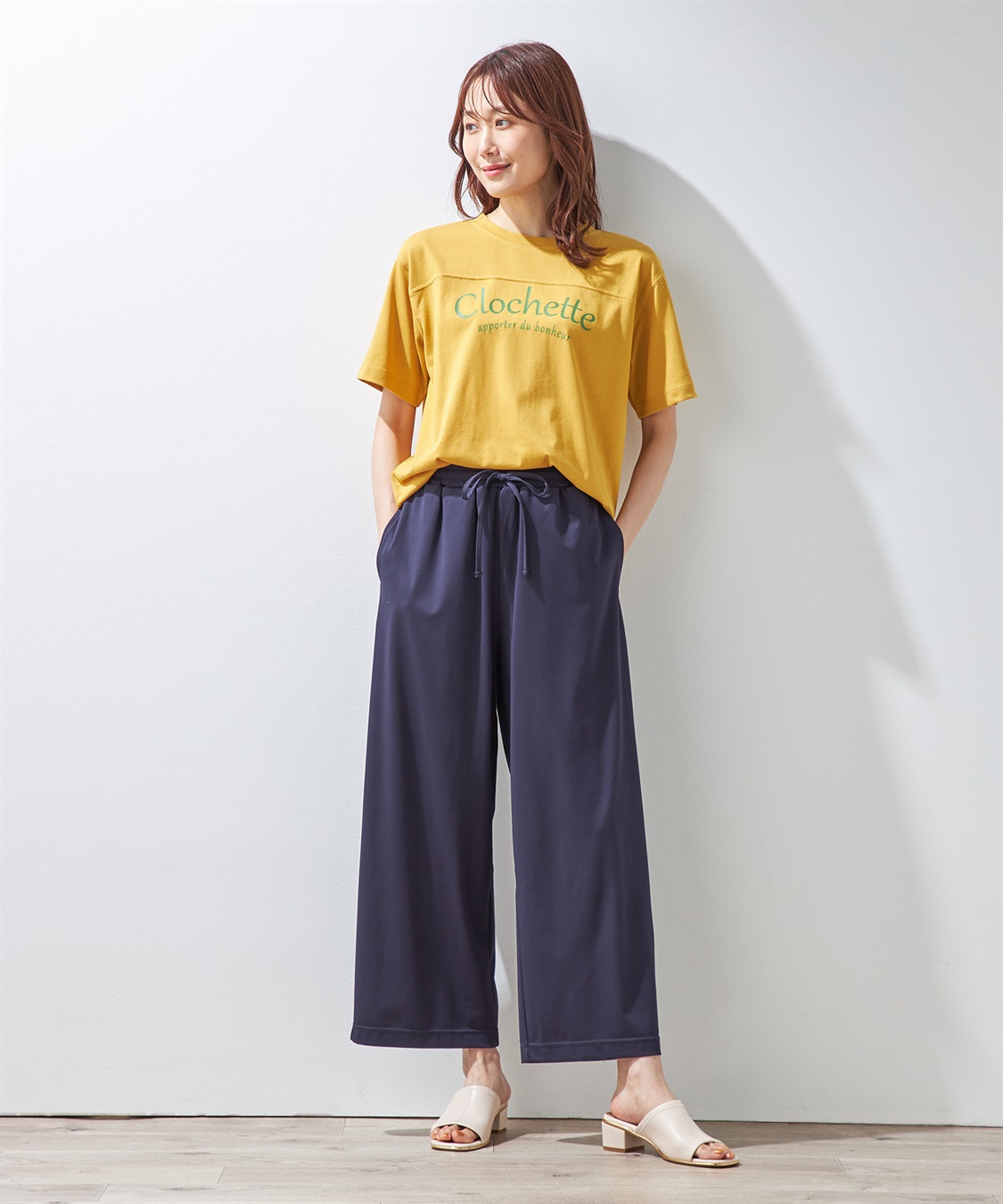 Petit Honfleur 切替ロゴTシャツ_sub_10