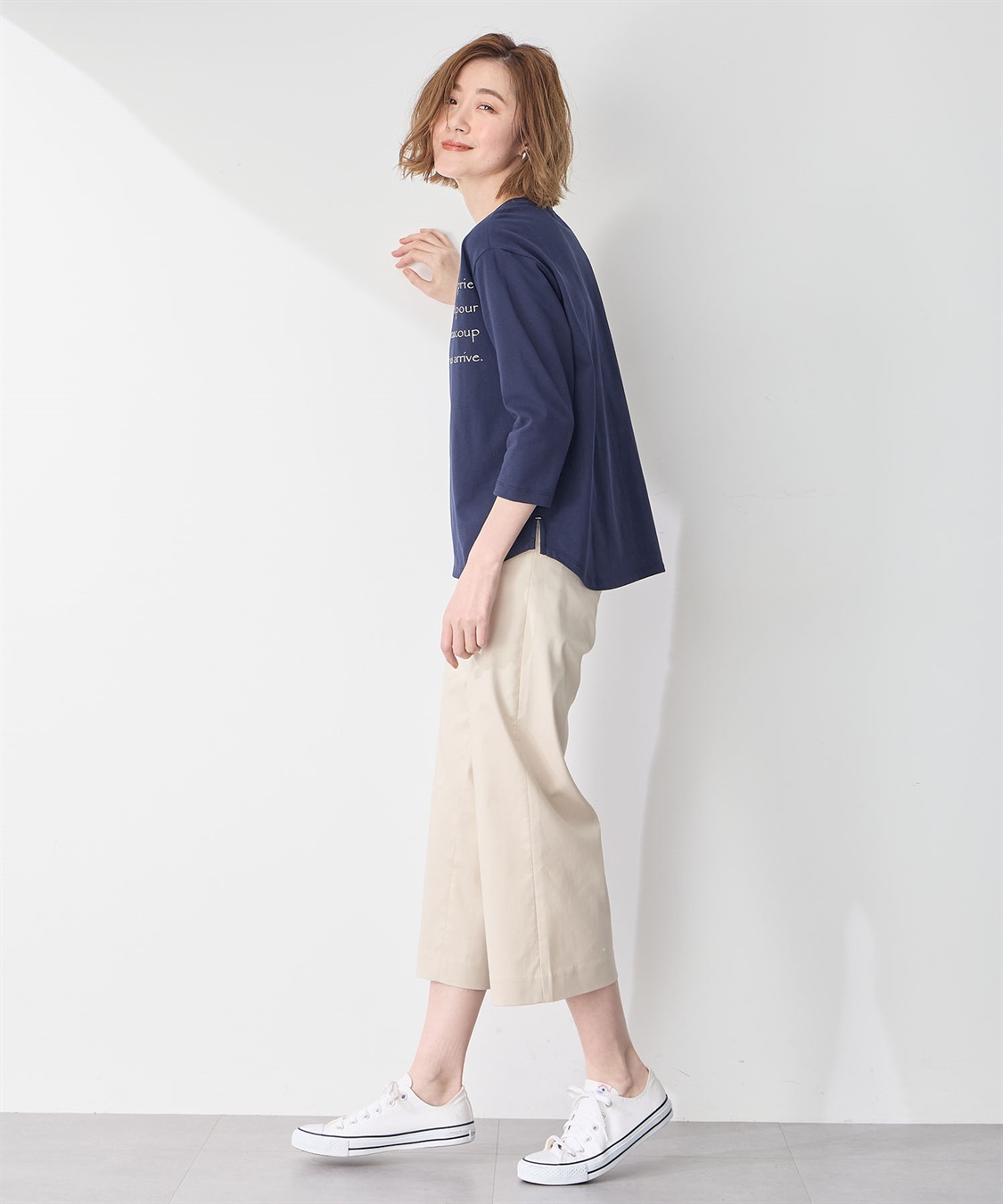 Petit Honfleur オーガニックコットンロゴTシャツ_sub_9