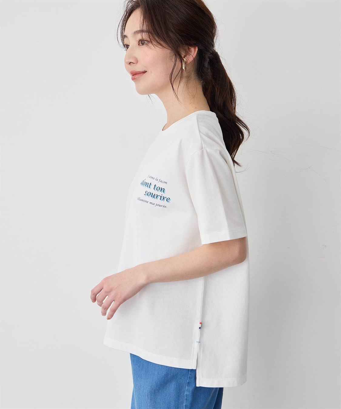 Petit Honfleur ロゴTシャツ_sub_3