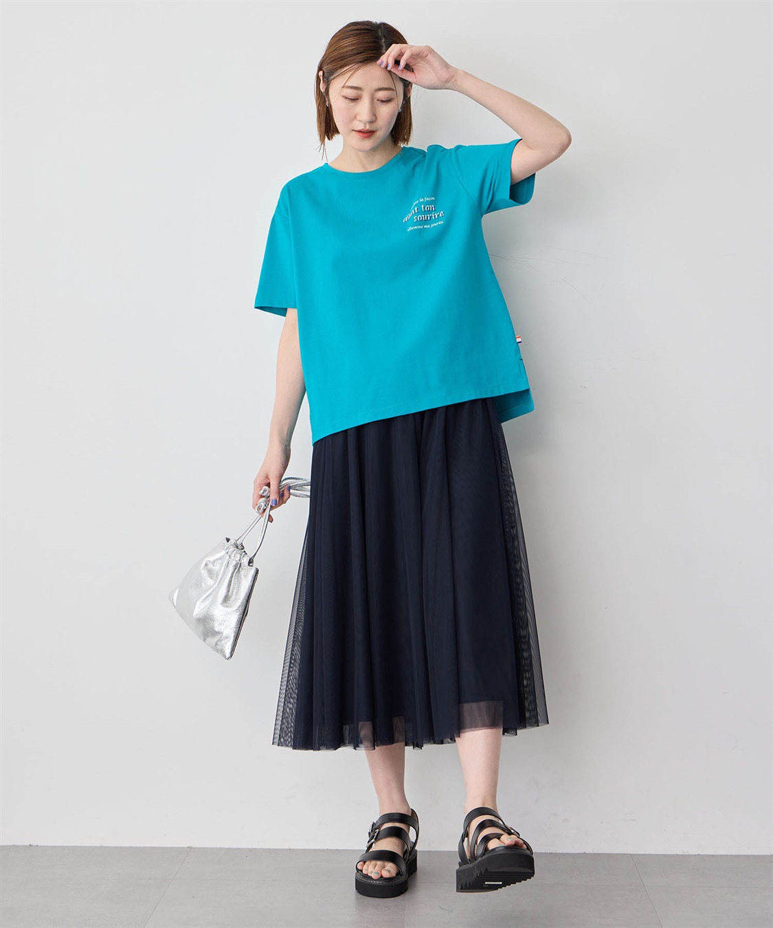 Petit Honfleur ロゴTシャツ_sub_14