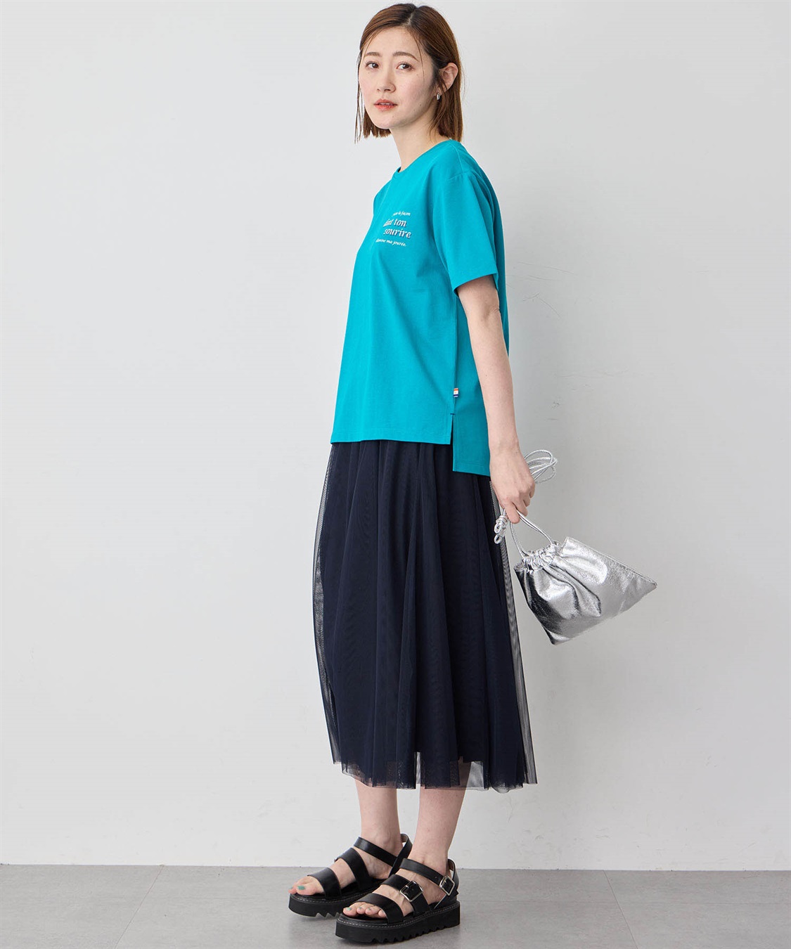 Petit Honfleur ロゴTシャツ_sub_16