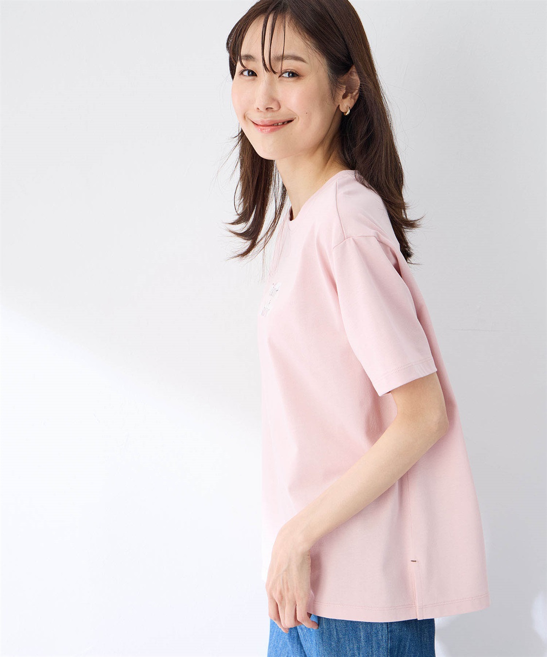 Petit Honfleur 【UVカット】【接触冷感】ロゴTシャツ_sub_2