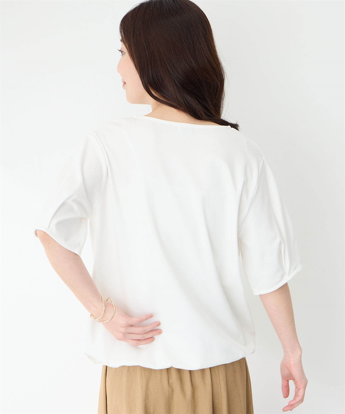 Petit Honfleur 【冷感】【UVカット】ドロストTシャツ_sub_4