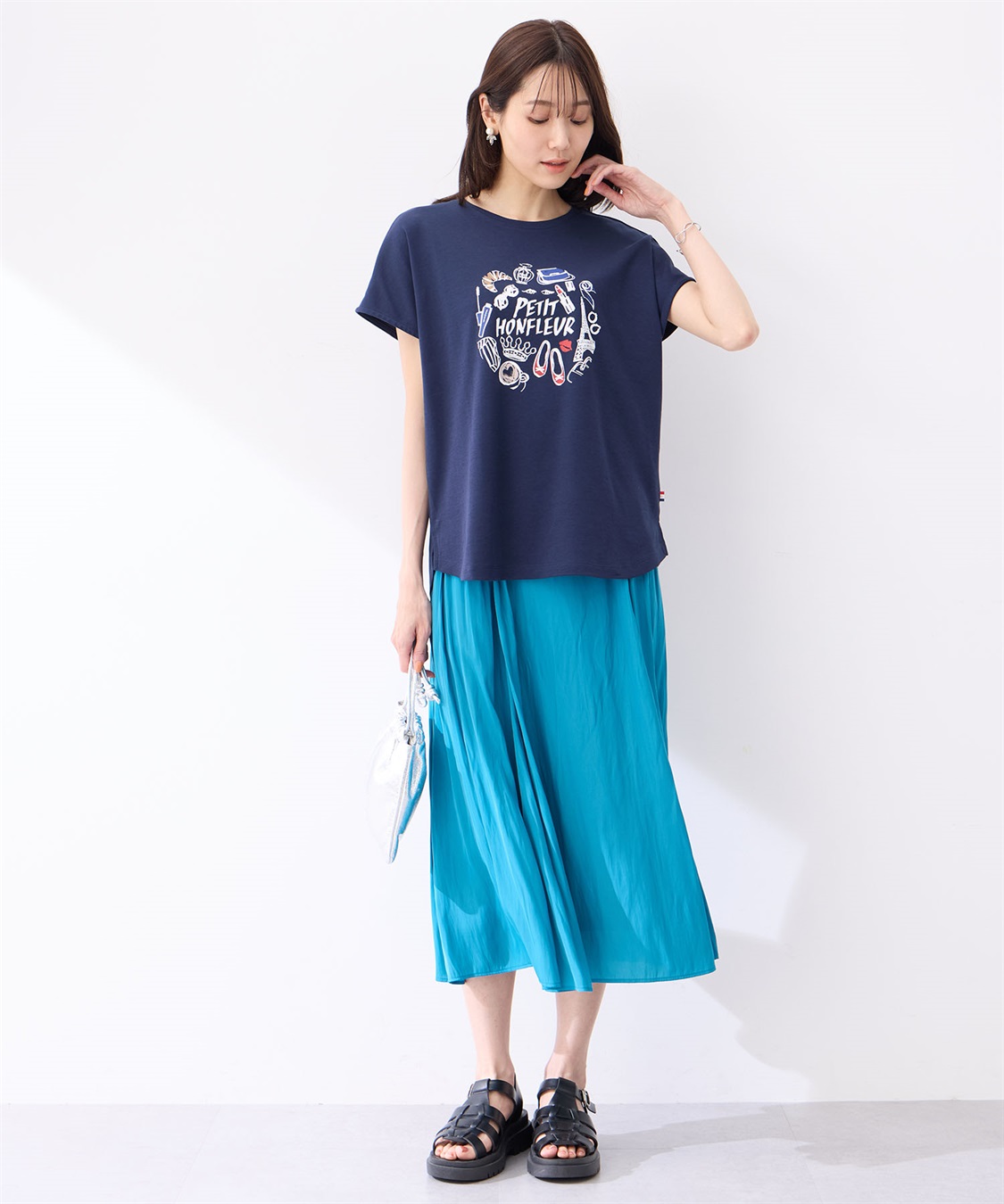 Petit Honfleur 【冷感】プリントTシャツパリ_sub_16