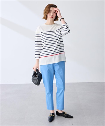 Petit Honfleur ボーダーＴシャツ【オーガニックコットンブレンド】_subthumb_5
