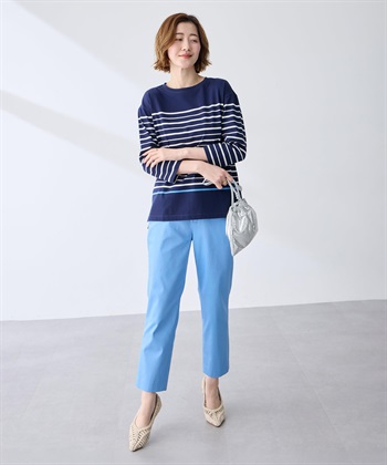 Petit Honfleur ボーダーＴシャツ【オーガニックコットンブレンド】_subthumb_6