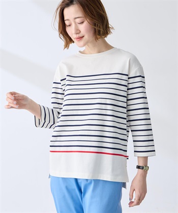 Petit Honfleur ボーダーＴシャツ【オーガニックコットンブレンド】_subthumb_9