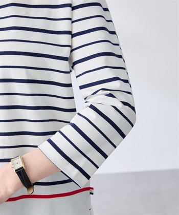 Petit Honfleur ボーダーＴシャツ【オーガニックコットンブレンド】_subthumb_13