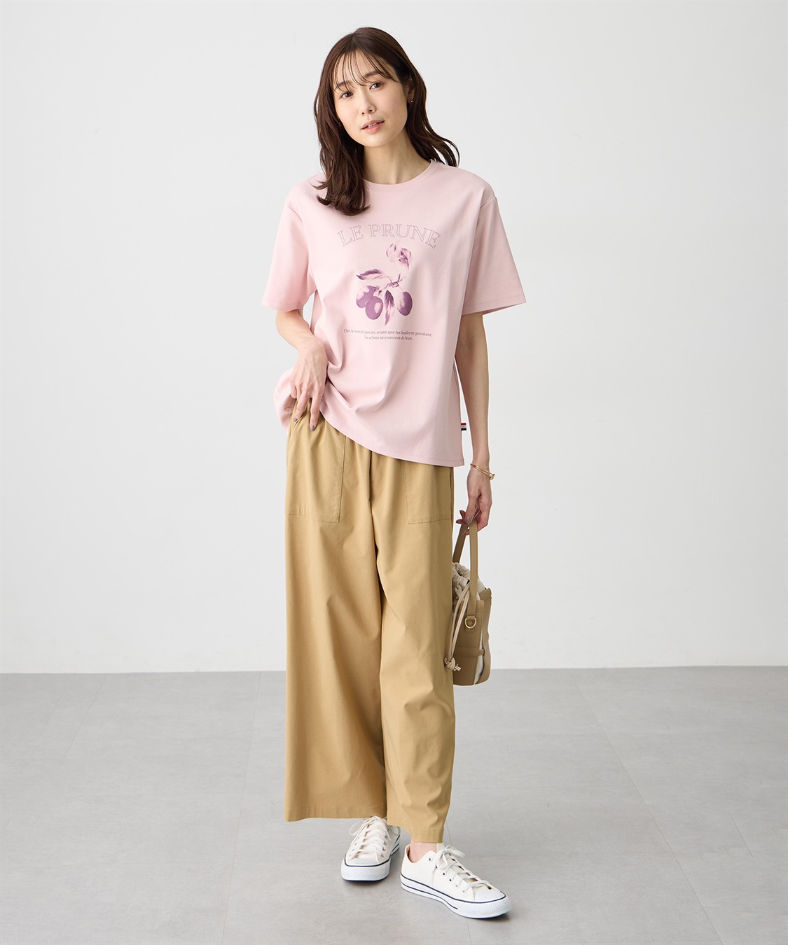 Petit Honfleur フルーツプリントTシャツ【オーガニックコットンブレンド・接触冷感・UVカット】_sub_11