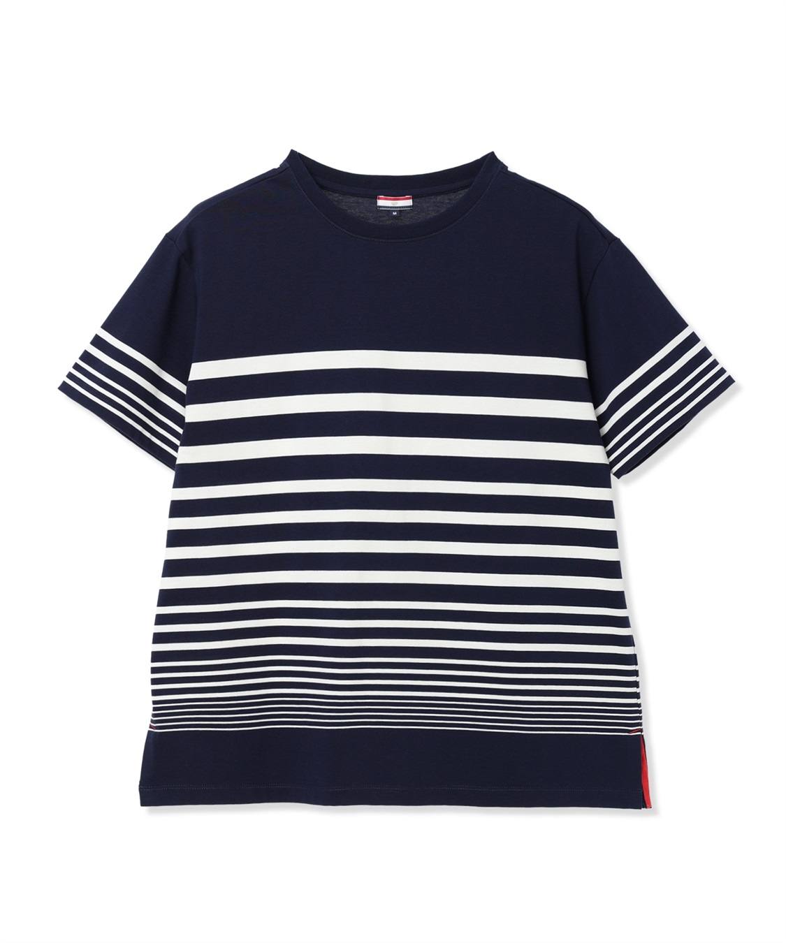 Petit Honfleur パネルボーダーTシャツ【接触冷感・UVカット・オーガニックコットンブレンド】_sub_15