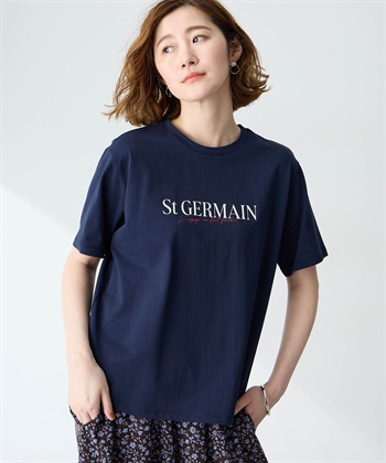 Petit Honfleur ロゴプリントTシャツ【接触冷感・UVカット・オーガニックコットンブレンド】_subthumb_1
