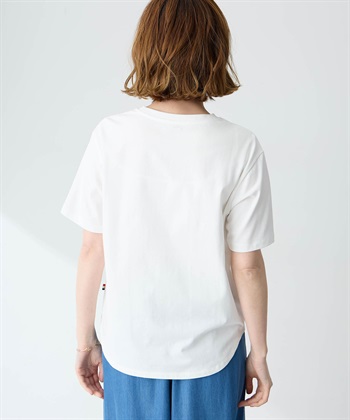 Petit Honfleur ロゴプリントTシャツ【接触冷感・UVカット・オーガニックコットンブレンド】_subthumb_4