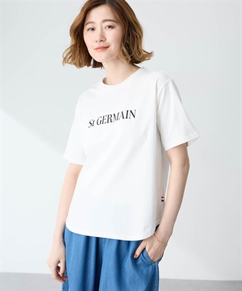 Petit Honfleur ロゴプリントTシャツ【接触冷感・UVカット・オーガニックコットンブレンド】_subthumb_6