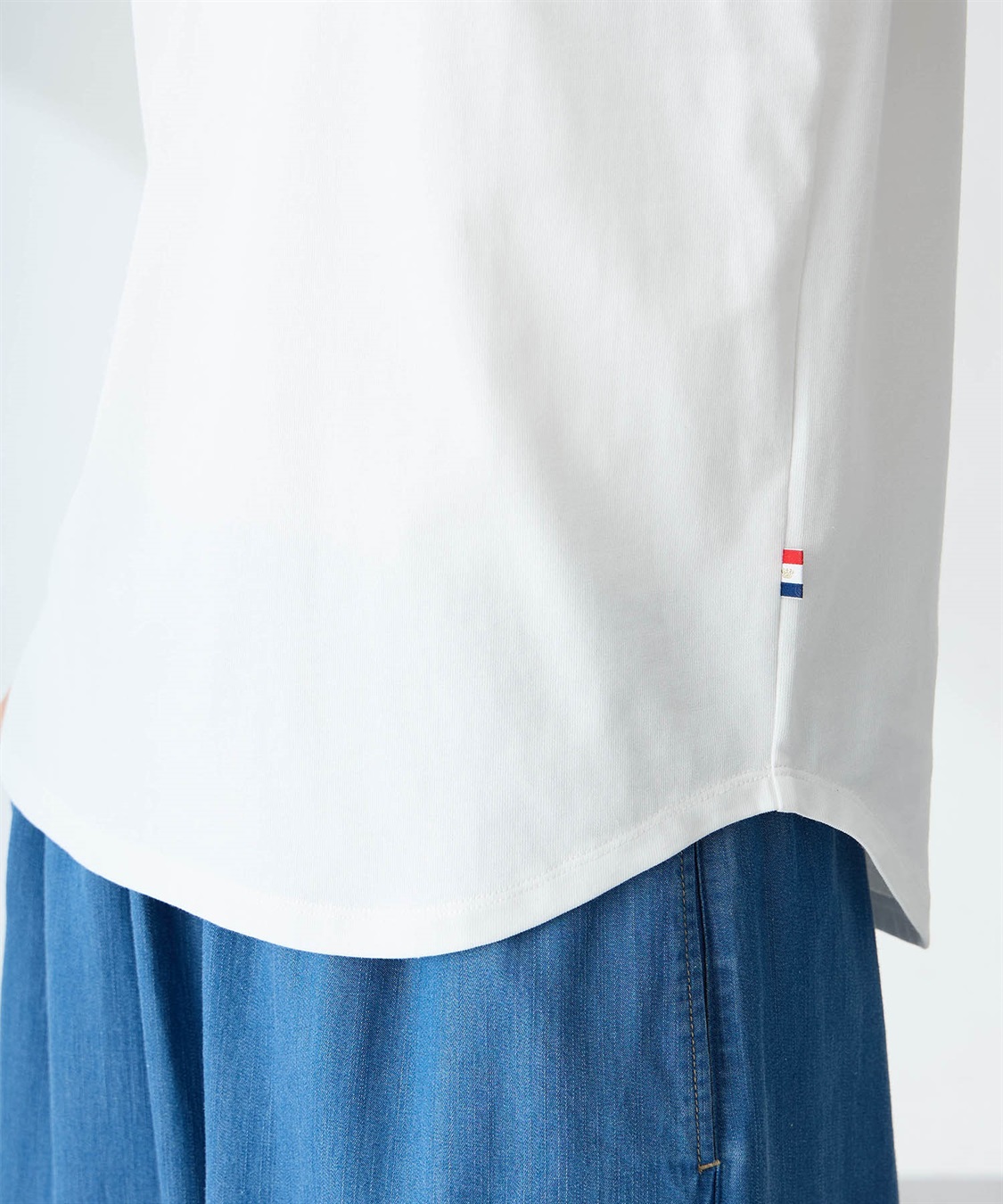 Petit Honfleur ロゴプリントTシャツ【接触冷感・UVカット・オーガニックコットンブレンド】_sub_15
