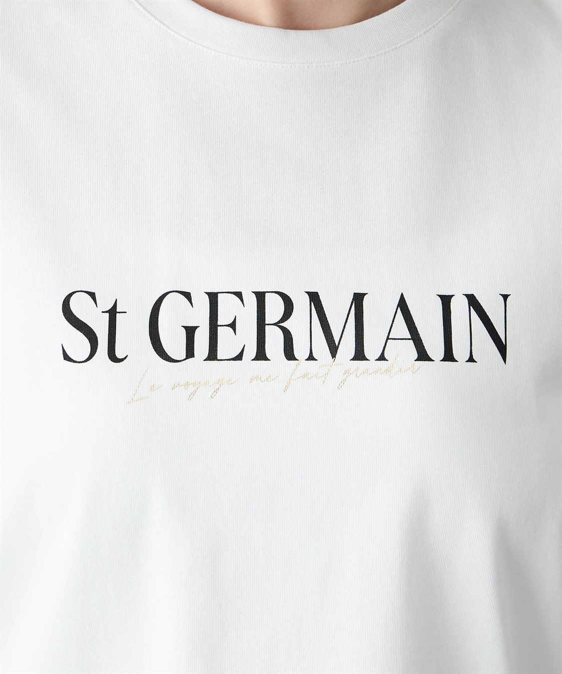 Petit Honfleur ロゴプリントTシャツ【接触冷感・UVカット・オーガニックコットンブレンド】_sub_16