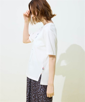 Petit Honfleur ドットプリントTシャツ【オーガニックコットンブレンド・接触冷感・UVカット】_subthumb_8