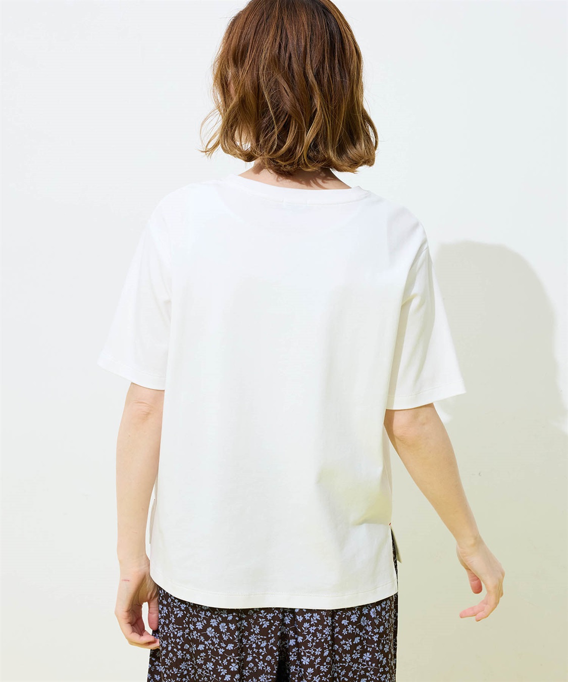 Petit Honfleur ドットプリントTシャツ【オーガニックコットンブレンド・接触冷感・UVカット】_sub_9