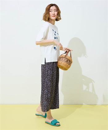 Petit Honfleur ドットプリントTシャツ【オーガニックコットンブレンド・接触冷感・UVカット】_subthumb_13