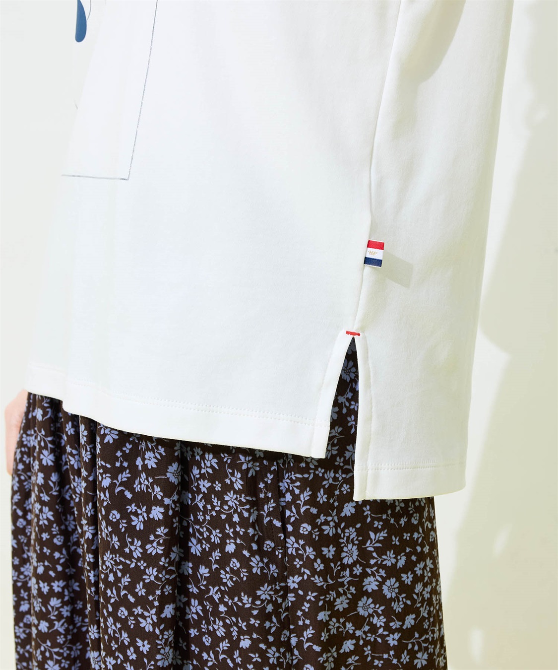 Petit Honfleur ドットプリントTシャツ【オーガニックコットンブレンド・接触冷感・UVカット】_sub_22