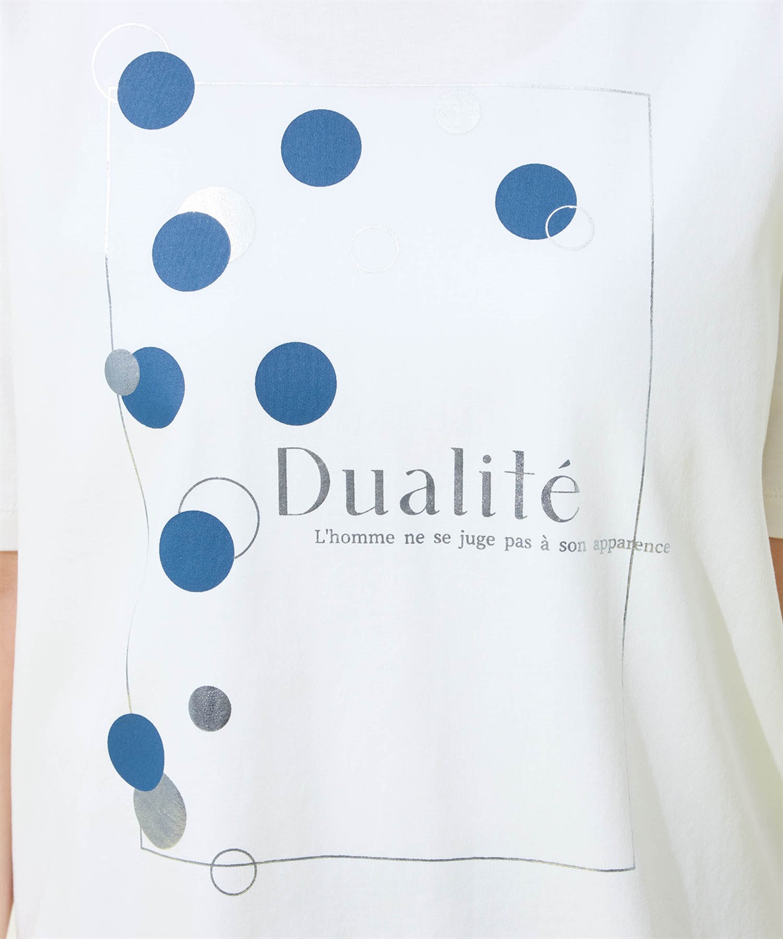 Petit Honfleur ドットプリントTシャツ【オーガニックコットンブレンド・接触冷感・UVカット】_sub_23