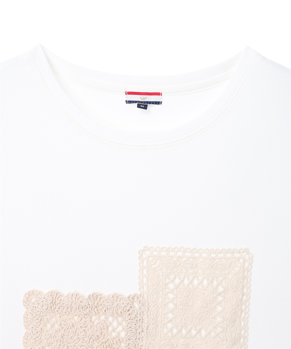 Petit Honfleur モチーフレースTシャツ【オーガニックコットンブレンド・接触冷感・UVカット】_sub_15