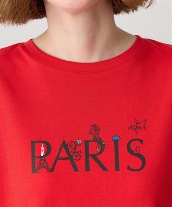 Petit Honfleur 【イラストレーターコラボ】PARISロゴプリントTシャツ【接触冷感・UVカット・オーガニックコットンブレンド】_subthumb_18