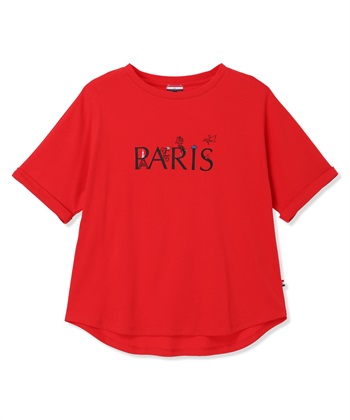 Petit Honfleur 【イラストレーターコラボ】PARISロゴプリントTシャツ【接触冷感・UVカット・オーガニックコットンブレンド】_subthumb_19