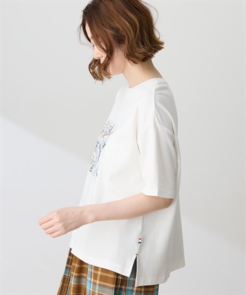 Petit Honfleur 【イラストレーターコラボ】マップモチーフプリントTシャツ【接触冷感・UVカット・オーガニックコットンブレンド】_subthumb_5