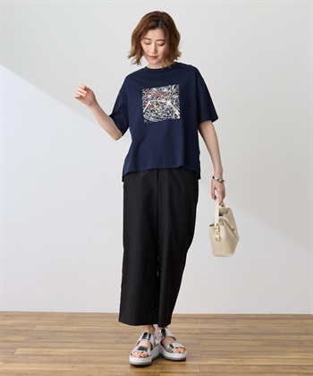 Petit Honfleur 【イラストレーターコラボ】マップモチーフプリントTシャツ【接触冷感・UVカット・オーガニックコットンブレンド】_subthumb_12