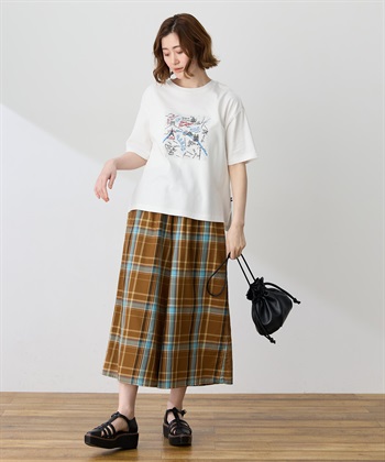 Petit Honfleur 【イラストレーターコラボ】マップモチーフプリントTシャツ【接触冷感・UVカット・オーガニックコットンブレンド】_subthumb_16