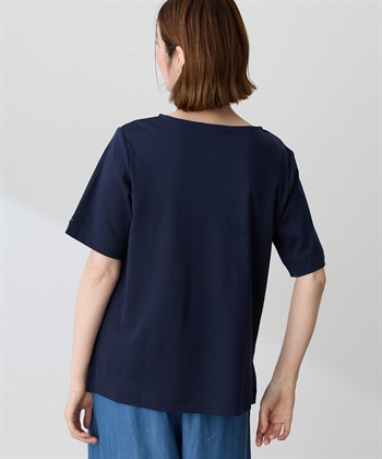 Petit Honfleur 【イラストレーターコラボ】猫プリントTシャツ【接触冷感・UVカット・オーガニックコットンブレンド】_subthumb_4