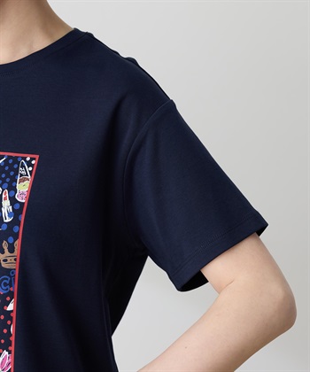 Petit Honfleur 【イラストレーターコラボ】ドットモチーフプリントTシャツ【接触冷感・UVカット・オーガニックコットンブレンド】_subthumb_11