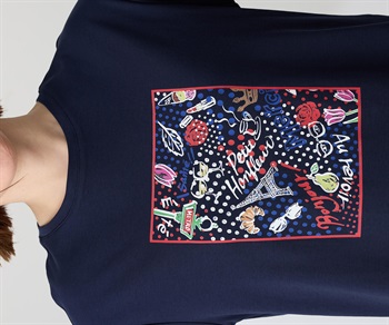 Petit Honfleur 【イラストレーターコラボ】ドットモチーフプリントTシャツ【接触冷感・UVカット・オーガニックコットンブレンド】_subthumb_13